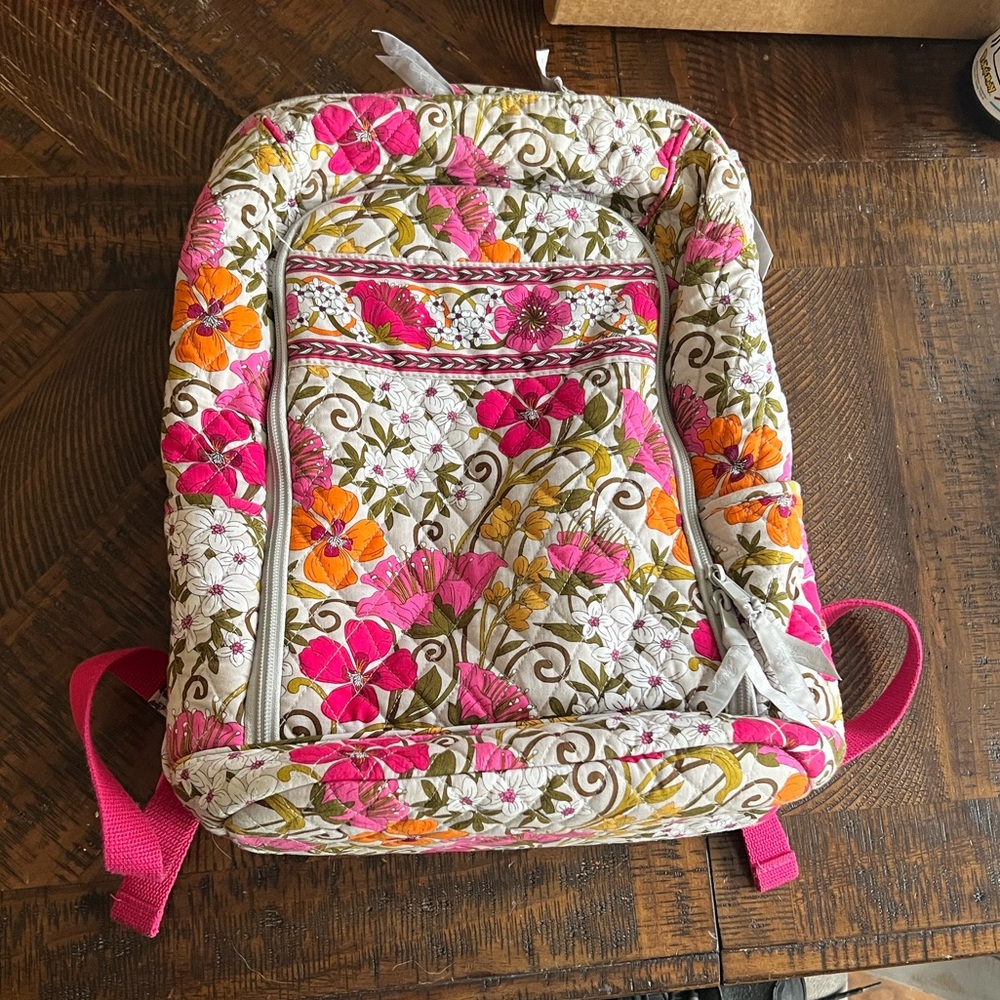 Vera Bradley Floral Quilted Backpack